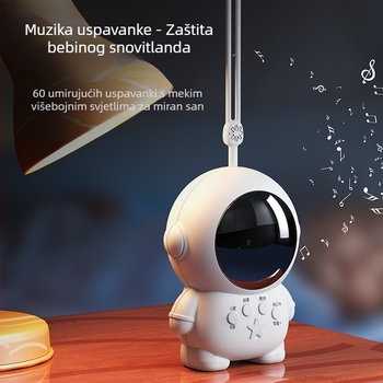Astronaut priča-učna igračka za bebe i djecu do 3 godine — USB napajanje, plastični materijal, razvija emocije, vid, inteligenciju i sluh, uključuje priče i uspavanke