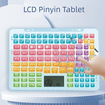 Dječji tablet za čitanje s Pinyinom – obrazovno igralište s glazbenom funkcijom, plastično kućište, memorija do 1 GB, za dob 4–6 godina