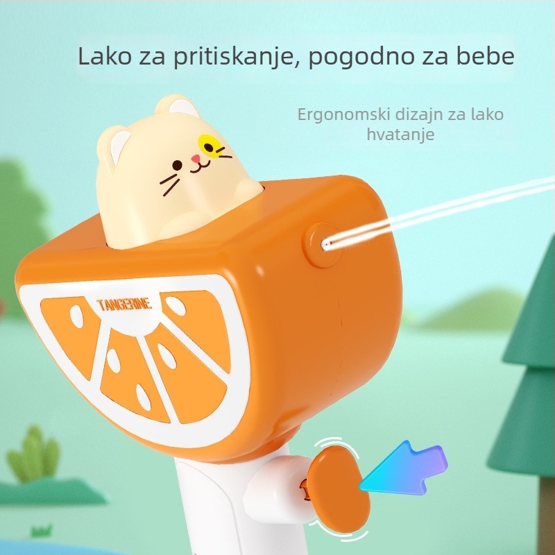 Dječji vodeni pištolj s voćnim karikaturalnim dizajnom (plastika; Brand Jia Shu; Funkcija: ispuštanje vode; Za dob 4–6 godina; Kategorija: vodene igračke)
