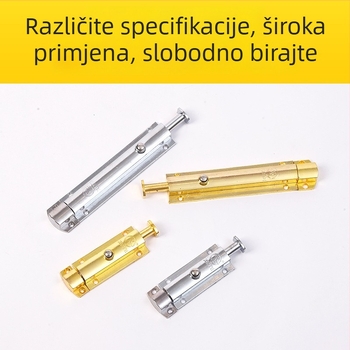 Gumbasti zasun 406.506 – F-tip zasuna, automatska opruga, cinkova legura s kromiranim premazom, površinska ugradnja
