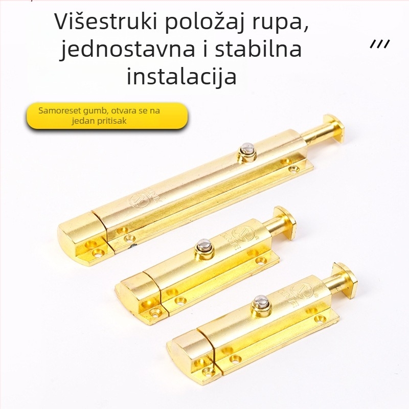 Gumbasti zasun 406.506 – F-tip zasuna, automatska opruga, cinkova legura s kromiranim premazom, površinska ugradnja