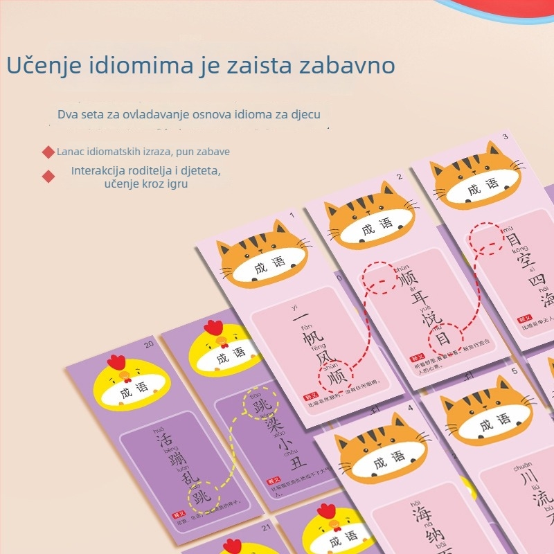 Dječiji uređaj za učenje Pinyin s igrom idioma i pametnim dodirnim zaslonom — Električni, punjivi, ABS, 1 GB memorije, za djecu 4–6 godina.