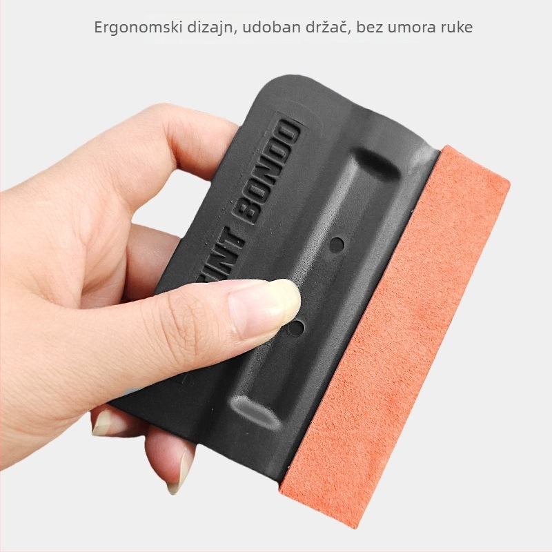 Baiyahu Scraper za Auto Folije – Alat od Umjetne Kože Jelen, Kvadratni Magnetni Scraper za Film Promjene Boje, Ne Oštećuje Film