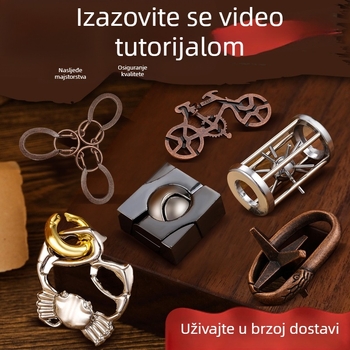 Kongming/Luban Lock puzzle — Legirana serija, Brend Qizhi Yiwan, Za uzrast 14+