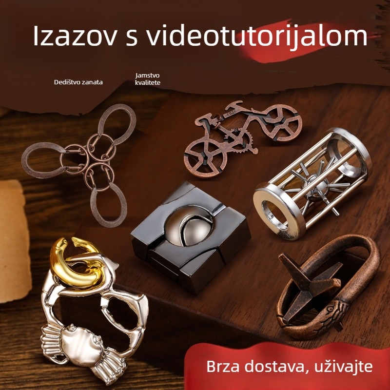 Kongming/Luban Lock puzzle — Legirana serija, Brend Qizhi Yiwan, Za uzrast 14+