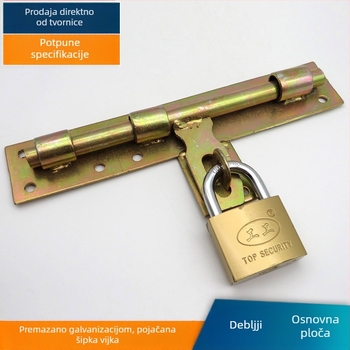 Teški vrataški čep, željezo, cinkoviti premaz, model 250-500, moderan minimalistički stil