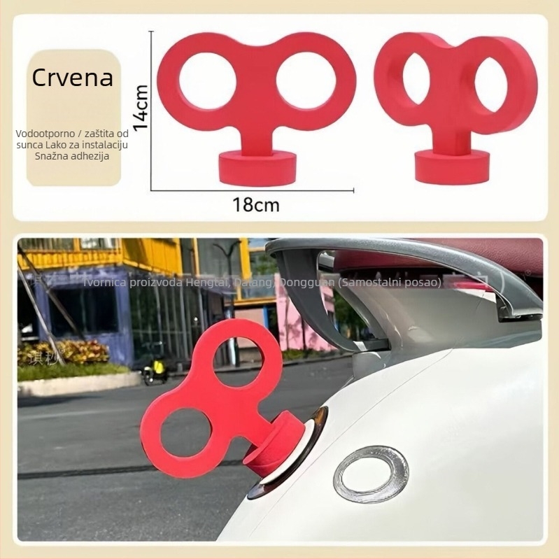 Hengtai EVA navijajući stražnji dekorativni privjesak za automobil, vodootporan, UV-otporan, s ljepilom 3M