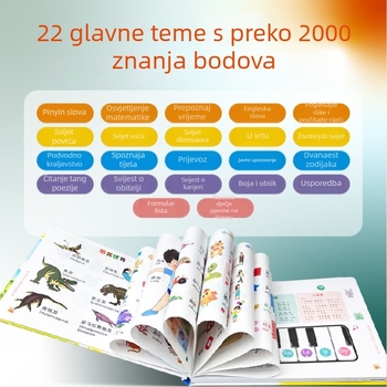 Yisiji Govoreća Mašina za Predškolsku Nastavu: Jezik i Razvoj Misli, Napajana Audio Knjiga, Papirnata Igračka za 4–6 Godina
