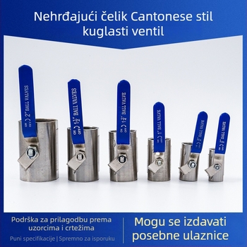 Nerđajući čelik kuglični ventil širokog tipa – Aoderong, Novi kineski stil