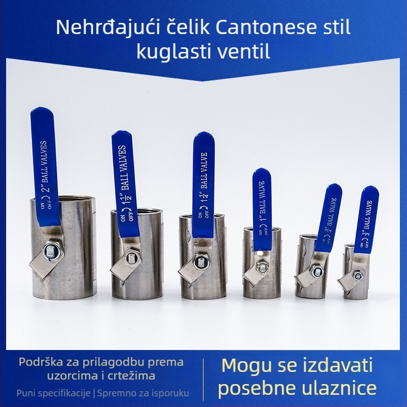 Nerđajući čelik kuglični ventil širokog tipa – Aoderong, Novi kineski stil