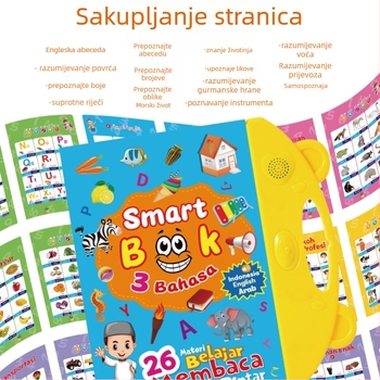 Yisen interaktivna čitačka olovka za djecu 4–6 godina – glazba/glas, igre roditelj-dijete i emocionalna interakcija; plastika, napajanje baterijama