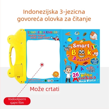 Yisen interaktivna čitačka olovka za djecu 4–6 godina – glazba/glas, igre roditelj-dijete i emocionalna interakcija; plastika, napajanje baterijama