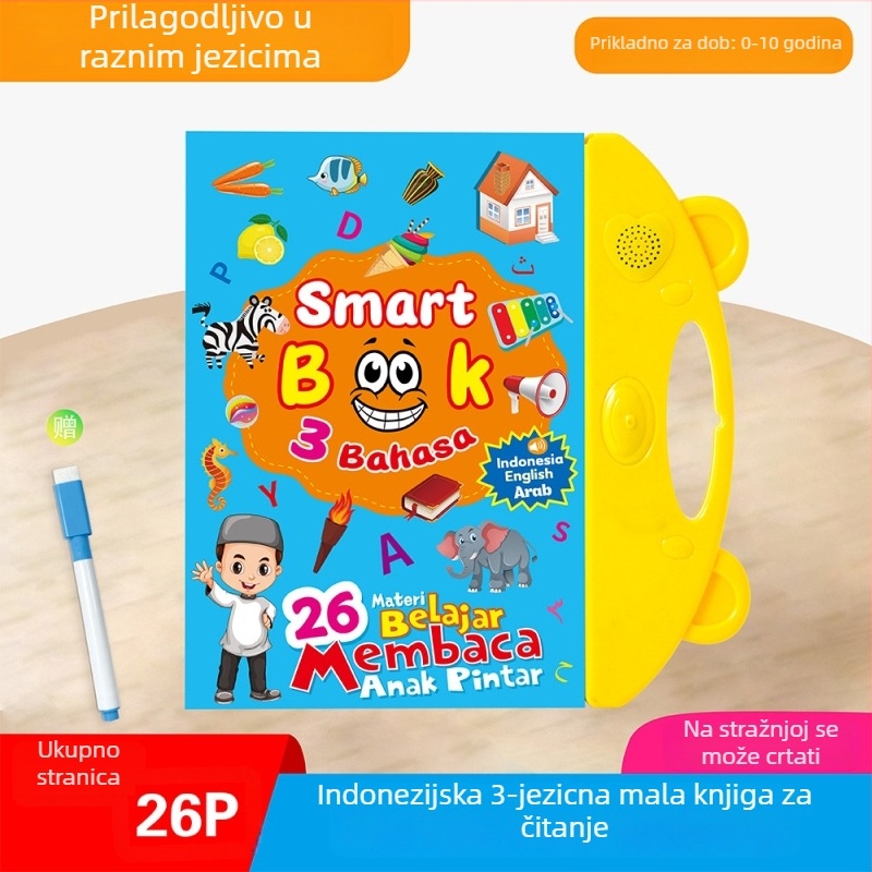 Yisen interaktivna čitačka olovka za djecu 4–6 godina – glazba/glas, igre roditelj-dijete i emocionalna interakcija; plastika, napajanje baterijama