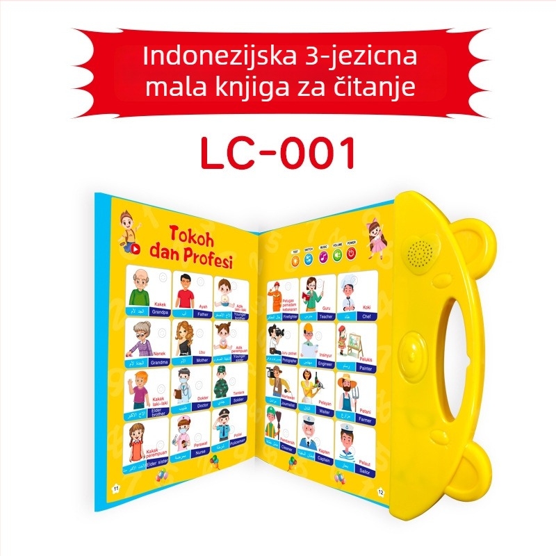 Yisen interaktivna čitačka olovka za djecu 4–6 godina – glazba/glas, igre roditelj-dijete i emocionalna interakcija; plastika, napajanje baterijama