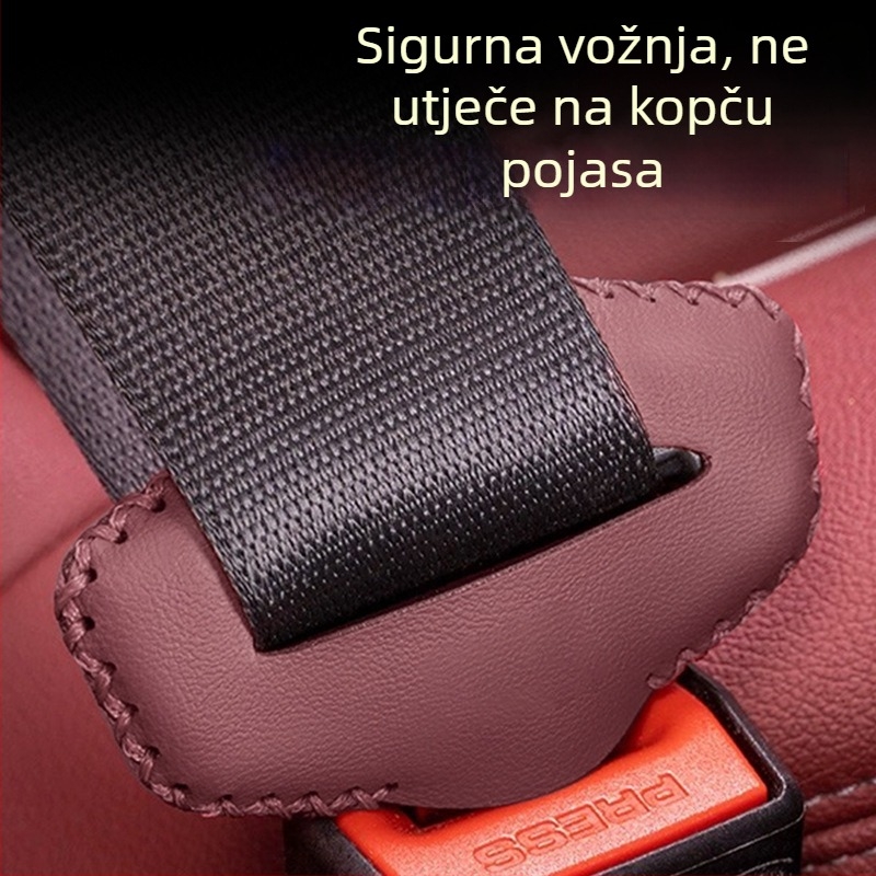Zaštitni poklopac kopče sigurnosnog pojasa, PU materijal, univerzalni model, Fatiir, prilagodljiv