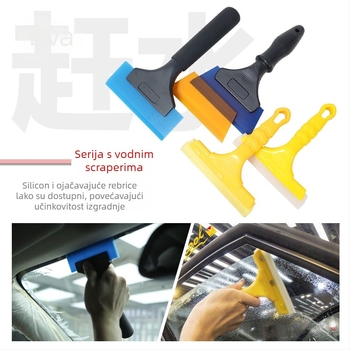 7MO Set alata za foliju automobila s toplinskom pištolom, scraperom i PPF instalacijskim kompletom