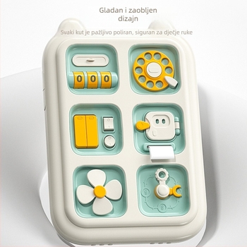 Montessori ploča za bebe – plastika, Kongming/Luban lock, DIY logotip OEM, licencirana privatna oznaka