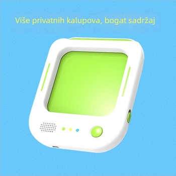 Učna mašina s karticama – snimanje, punjiva, igre roditelj-dijete, glazba; kućište od ABS-a, memorija 4–8 GB, za djecu 4–6 godina