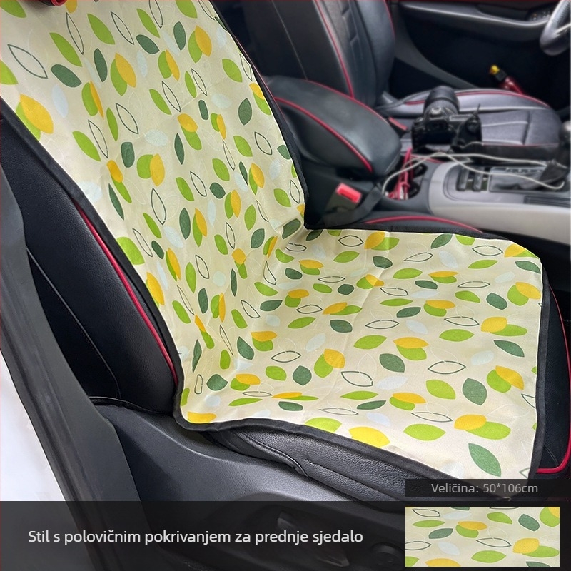 Podložka za sjedalo auta za pse — vodootporna, jednostavno za čišćenje, montaža bez alata, poliester, pogodna za velike i srednje pse