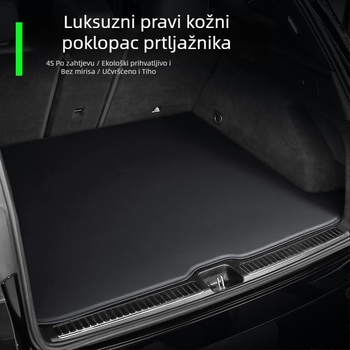 Kožni tepih za prtljažnik za posebno vozilo — debeli, tiši, plosni dizajn, prilagodljivo