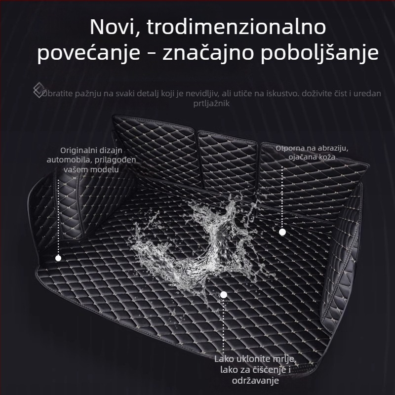Matrica za prtljažnik Toyota Levin 2014-2025, potpuno pokrivanje, vodonepropusna, otporna na habanje, PVC