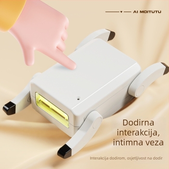 Pametno interaktivno robotsko pas za stolni rad s AI glasom, 8GB memorije, punjiva litijionska baterija, dodirni odziv