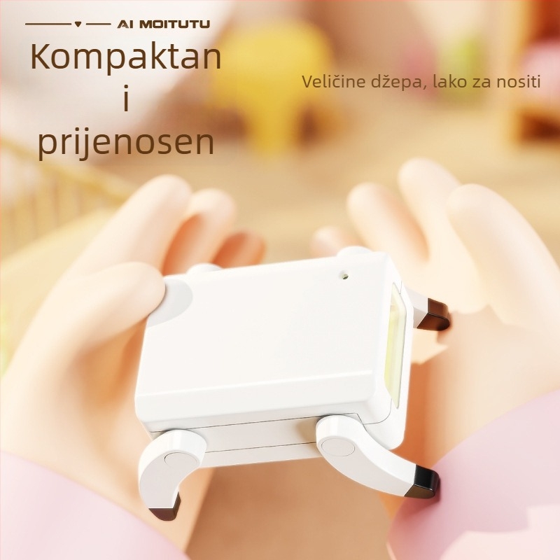 Pametno interaktivno robotsko pas za stolni rad s AI glasom, 8GB memorije, punjiva litijionska baterija, dodirni odziv