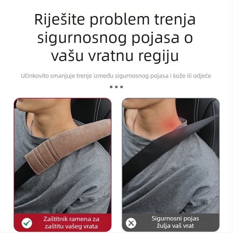 Jastučić za remen automobila – pliš materijal, marka Jiu yimu, podrijetlo Guangzhou, šifra proizvoda 510