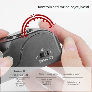 Vrata stopper za zaštitu od krađe, pogodan za kućnu i hotelsku upotrebu, ručno upravljanje, Model 1