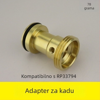 RP33794 adapter mlaznice za kadu, bakar, kompatibilan s kompletom za zamjenu kliznog mehanizma