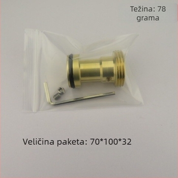 RP33794 adapter mlaznice za kadu, bakar, kompatibilan s kompletom za zamjenu kliznog mehanizma