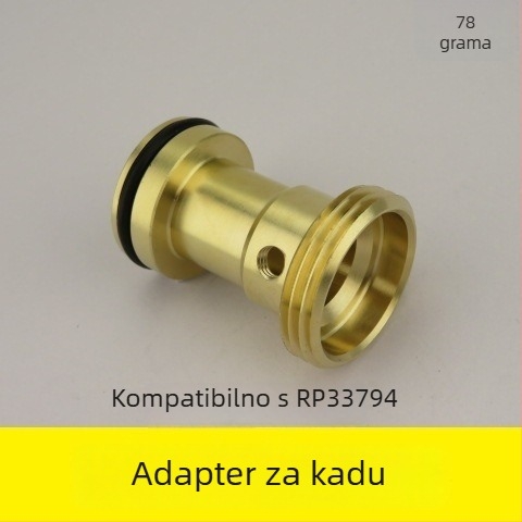 RP33794 adapter mlaznice za kadu, bakar, kompatibilan s kompletom za zamjenu kliznog mehanizma
