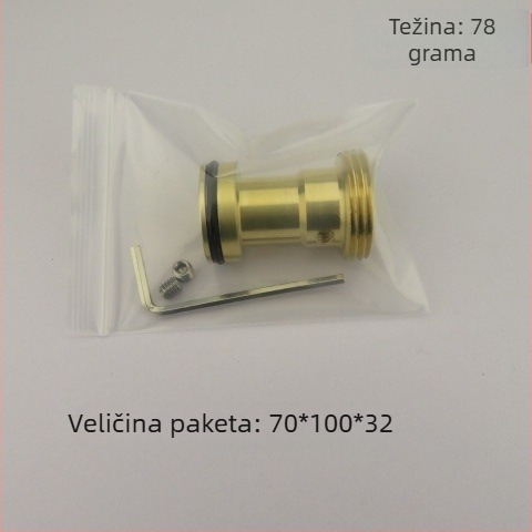 RP33794 adapter mlaznice za kadu, bakar, kompatibilan s kompletom za zamjenu kliznog mehanizma