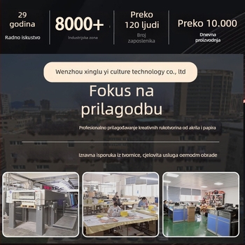 Akrilna glazbena kutija – prilagodljiva, ručno okretna DIY dekoracija za poklon s otiskom logotipa