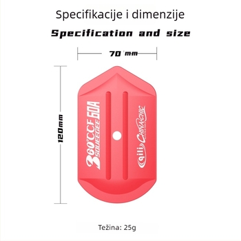 Škrabica za auto film – Poligonalni rubni rez, Višefunkcionalni alat za promjenu boje, Plastična škrabica; Marka: Qili Its Power; Za sve modele; Prilagodba dostupna