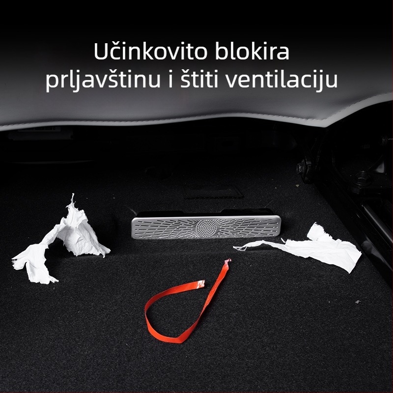 Zaštitni poklop za izlaz zraka za Xiaopeng P7/P7+ od nehrđajućeg čelika; OEM prilagođavanje; mogućnost tiska logotipa; izvoz preko granice