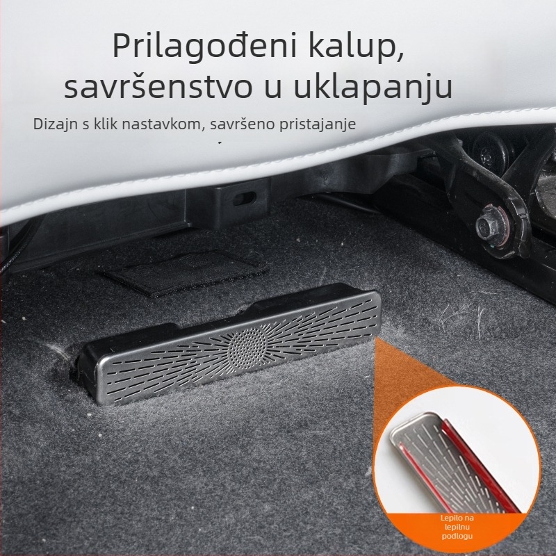 Zaštitni poklop za izlaz zraka za Xiaopeng P7/P7+ od nehrđajućeg čelika; OEM prilagođavanje; mogućnost tiska logotipa; izvoz preko granice