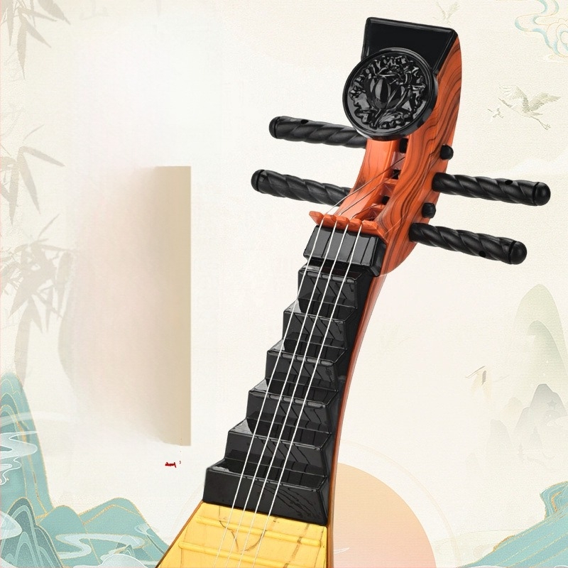 Dječja imitacijska klasična pipa s četiri žice – početnički glazbeni instrument od plastike, za uzrast 7-14 godina