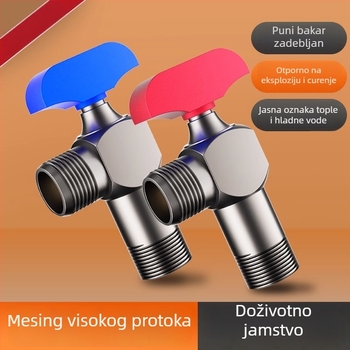 Bakreni kuglični ventil DN15 – Mubin, prilagodba dostupna, bez certifikata