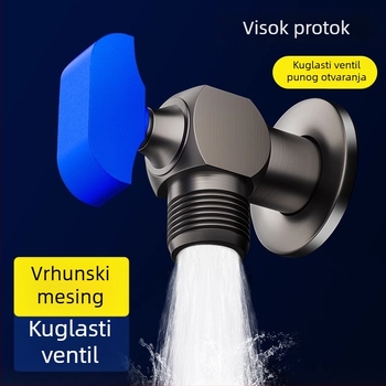Bakreni kuglični ventil DN15 – Mubin, prilagodba dostupna, bez certifikata