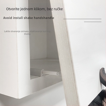 Magnetski dodirni zatvarač za vrata ormarića – ABS plastika, model Press-type touch beads, marka Turuibao, za vrata ormara i garderobu