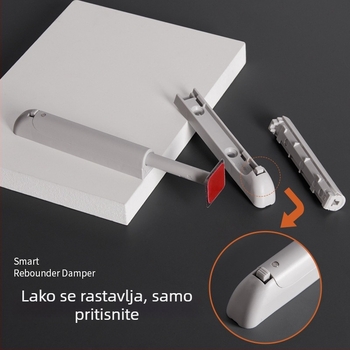 Magnetski dodirni zatvarač za vrata ormarića – ABS plastika, model Press-type touch beads, marka Turuibao, za vrata ormara i garderobu