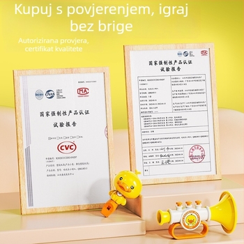 Žuta patka mini truba dječja igračka – ABS, marka Zhen Chao, za uzrast 0–3 godina, podrijetlo Kina