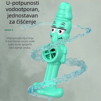 Dječji glazbeni alat – usna frula s dizajnom hobotnice, ABS materijal, za rani razvoj, djeca 4–6 godina