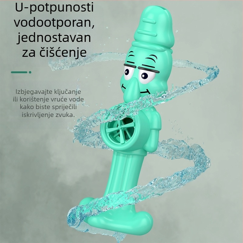 Dječji glazbeni alat – usna frula s dizajnom hobotnice, ABS materijal, za rani razvoj, djeca 4–6 godina