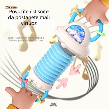 Igračka harmonika za bebe i malu djecu – Le zai, plastični materijal, uzrast 0-3 godina, 3C certificirano