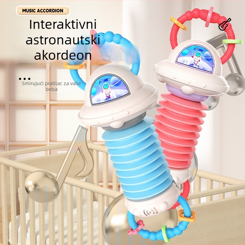 Igračka harmonika za bebe i malu djecu – Le zai, plastični materijal, uzrast 0-3 godina, 3C certificirano