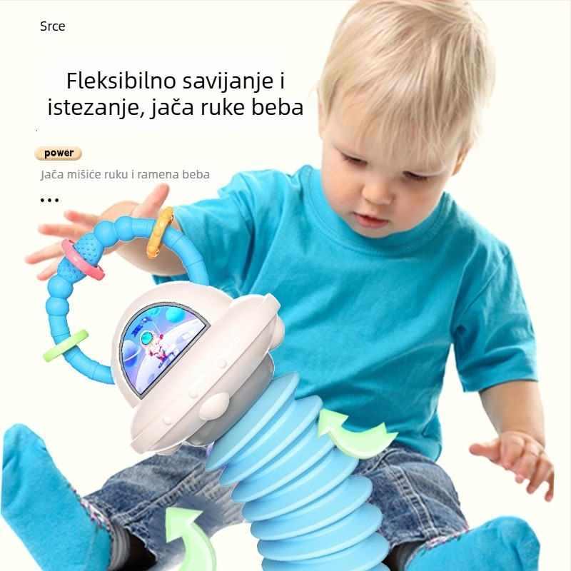 Igračka harmonika za bebe i malu djecu – Le zai, plastični materijal, uzrast 0-3 godina, 3C certificirano