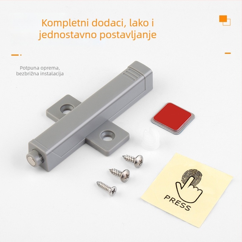 Ormar vrata — teški rebounder, plastična konstrukcija, Peeco/Pinchao hardware, model Rebounder, namijenjeno za ormare, injekcijsko lijevanje