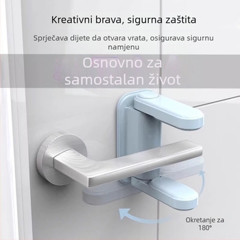Stoper za vrata – ABS, zidna montaža, model Regular Fit, standardna konstrukcija, ručno upravljanje, moderan minimalistički stil